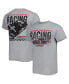 Фото #2 товара Men's Heather Gray Richard Childress Racing Goodwrench Two-Sided Car T-shirt