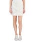 Фото #1 товара Women's Solid Unlined Velvet Seamed Mini Skirt