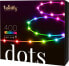 Фото #1 товара Taśma LED Twinkly Inteligentny miniaturowy łańuch Dots 400 LED RGB 20 m, czarne