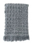 Фото #1 товара Charcoal Grey Turkish Cotton Waffle Hand Towel- Set of 2