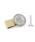 Men's Silver Seated Liberty Half Dollar Stainless Steel Coin Money Clip