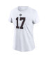 Women's Davante Adams White Las Vegas Raiders Player Name & Number T-shirt