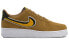Nike Air Force 1 Low 3D Chenille Swoosh Muted Bronze 823511-204 Sneakers