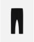 ფოტო #2 პროდუქტის Baby Girls Baby Rib Leggings Black