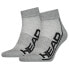 Фото #1 товара HEAD Performance Unisex Quarter short socks 2 pairs