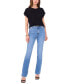 ფოტო #4 პროდუქტის Women's Drop-Shoulder Short-Sleeve Sweater