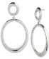 ფოტო #1 პროდუქტის Pavé Crystal Open Drop Statement Earrings