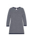 ფოტო #2 პროდუქტის Toddler Girls Organic Long Sleeve Bow Detail Intarsia Sweater Dress