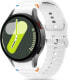 Tech-Protect TECH-PROTECT SILICONE SPORT SAMSUNG GALAXY WATCH 4 / 5 / 5 PRO / 6 / 7 / FE WHITE