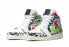 Фото #4 товара Кроссовки женские Nike Air Jordan 1 Mid All Over Logos (Белые)