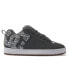 Фото #2 товара DC Court Graffik 300529-GW1 Mens Gray Leather Skate Inspired Sneakers Shoes