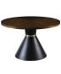 Hemingway Round Oak Dinette Table with Base