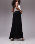 Фото #8 товара Topshop co ord twist maxi skirt in black