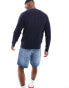 Фото #2 товара Tommy Hilfiger classic cable knit jumper in navy