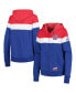 Women's Heather Royal Chicago Cubs Colorblock Full-Zip Hoodie Jacket