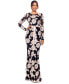 ფოტო #1 პროდუქტის Women's Embroidered Mesh Gown