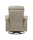 Фото #2 товара White Label Emillia 36" Leather Swivel Glider Reclining Chair