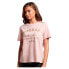 Фото #1 товара SUPERDRY Luxe Metallic Logo short sleeve T-shirt