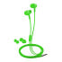 Фото #1 товара LogiLink HS0044 - Headset - In-ear - Calls & Music - Green - Binaural - Multi-key