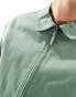 ASOS DESIGN harrington jacket in green