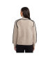 Women's High Neck Sweater with Contrast Color Trim