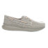 Propet Viasol Lace Boat Mens Off White Casual Shoes MCX042CTAN