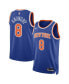 Фото #1 товара Men's and Women's OG Anunoby Blue New York Knicks Swingman Jersey - Icon Edition