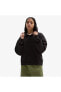 Leighton Mock Neck Fleece Kadın Siyah Sweatshirt
