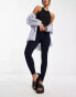 Фото #3 товара ASOS DESIGN seamless ribbed legging in black