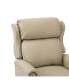 Pierce Genuine Leather Recliner with Nailhead Trims