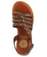 Фото #9 товара Big Girl's Braid Strappy Sandal with Rhinestones Polyurethane Sandals
