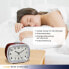 TFA Electronic alarm clock red - Quartz alarm clock - Rectangle - Red - Silver - Plastic - Analog - 110 mm