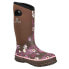 Фото #2 товара Roper Barnyard 12 Inch Floral Round Toe Rain Womens Brown Casual Boots 09-021-1