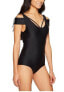 Фото #3 товара ONZIE FLOW 267253 Women Black One Piece Swimsuit Size S/M