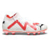 Фото #1 товара Puma Future Pro Firm GroundAg Soccer Cleats Mens Pink, White Sneakers Athletic S
