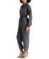 ფოტო #4 პროდუქტის Women's Coya Smock-Waist Denim Jumpsuit