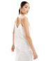 Фото #4 товара Vila Bridal satin cami top co-ord in white