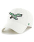 ფოტო #1 პროდუქტის Men's White Distressed Philadelphia Eagles Gridiron Classics Clean Up Legacy Adjustable Hat