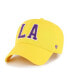 Men's Gold Los Angeles Lakers Hand Off Clean Up Adjustable Hat