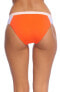 The Bikini Lab 243053 Womens Colorblock Hipster Bottom Swimwear Melon Size Small