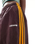 Adidas Originals 80s track pant in shadow brown Коричневый, M - фото #2