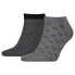 Фото #1 товара CALVIN KLEIN Sneaker All Over Logo socks 2 pairs