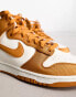 Nike Dunk High Retro SE trainers in white and orange