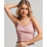 ფოტო #1 პროდუქტის SUPERDRY Vintage Rib Lace Trim Cami Top