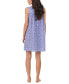 Women's Sleeveless Lace-Trim Nightgown