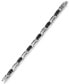 ფოტო #3 პროდუქტის Men's Diamond Link Bracelet (1/4 ct. t.w.) in Stainless Steel & Black Ion-Plate