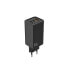 Wall Charger LEOTEC GaN Black 65 W