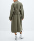 Фото #1 товара Women's Belted Woolen Coat