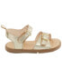 Baby Every Step® Gold Sandals 2.5