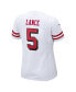 ფოტო #4 პროდუქტის Women's Trey Lance White San Francisco 49ers Alternate Game Jersey